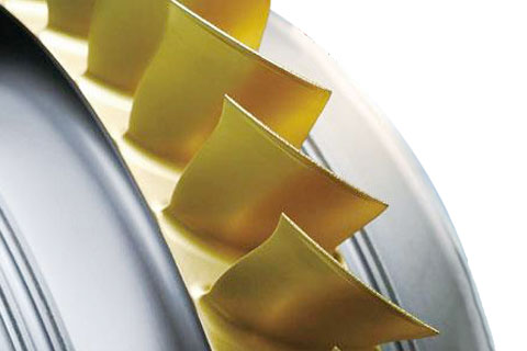Aircraft blades coating