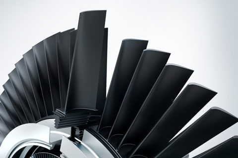 Aircraft blades coating
